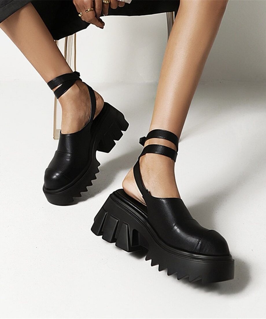 Platform Sabot Sandals