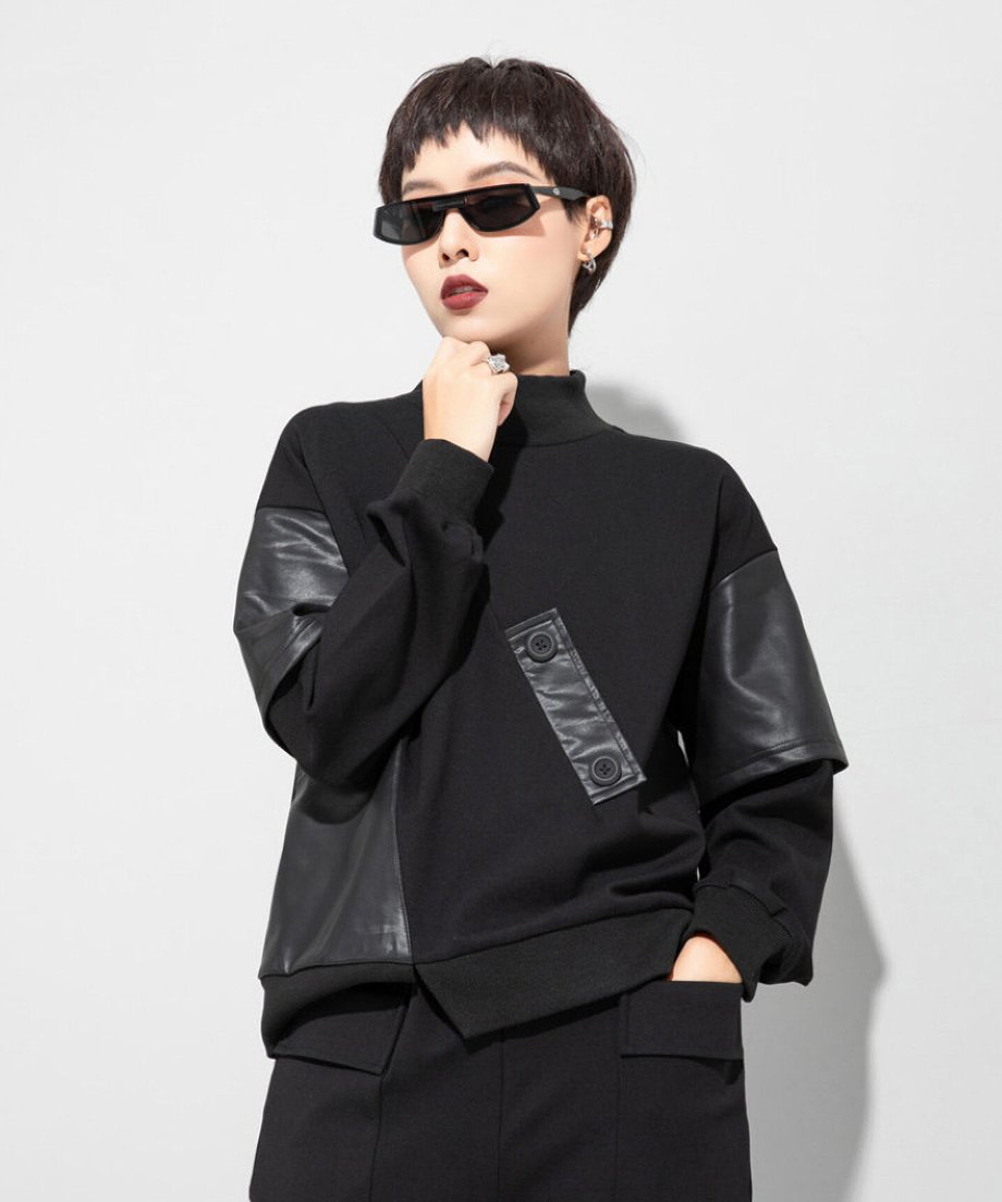 Faux Layered Sweatshirt