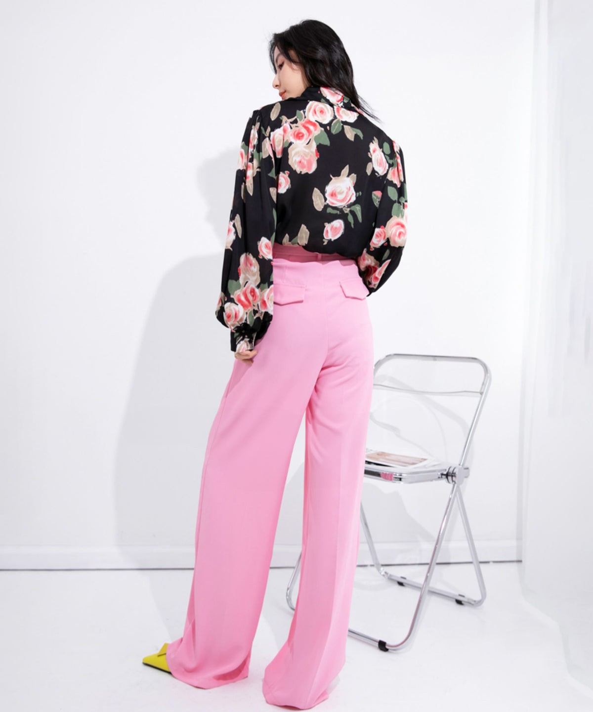 Tuck Wide Pants