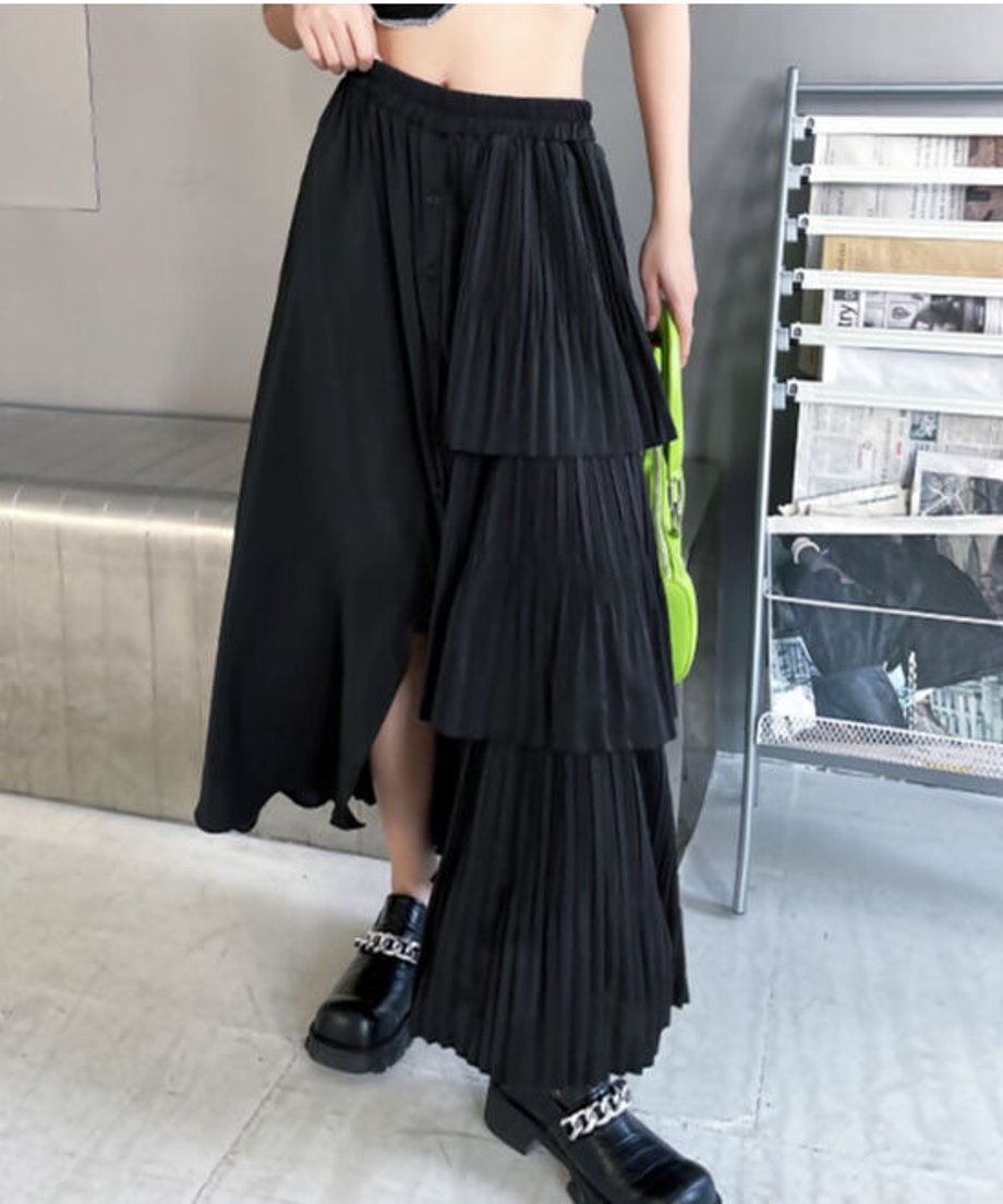 Half Tiered Skirt