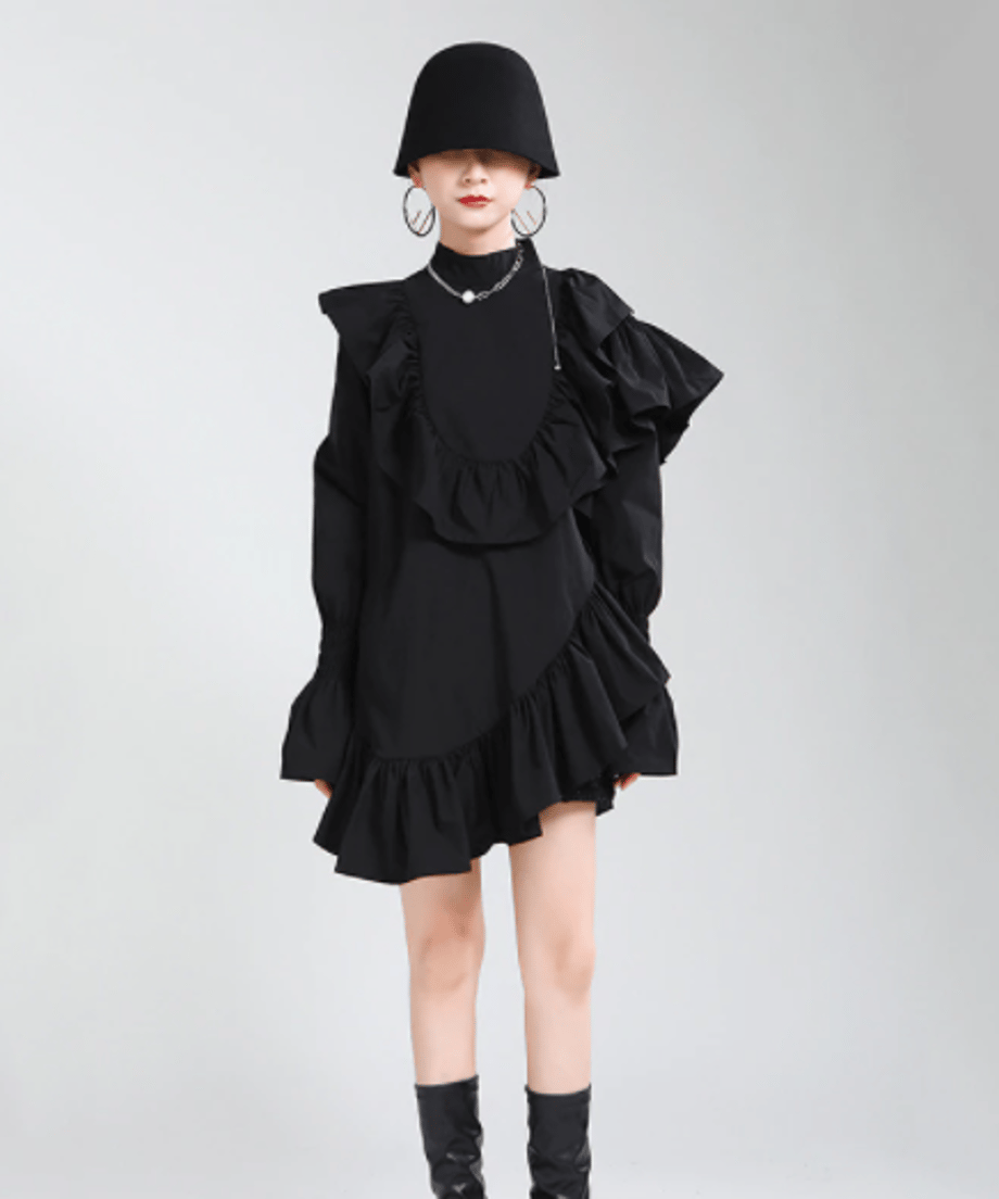 Cuffed Scrum Mini Dress