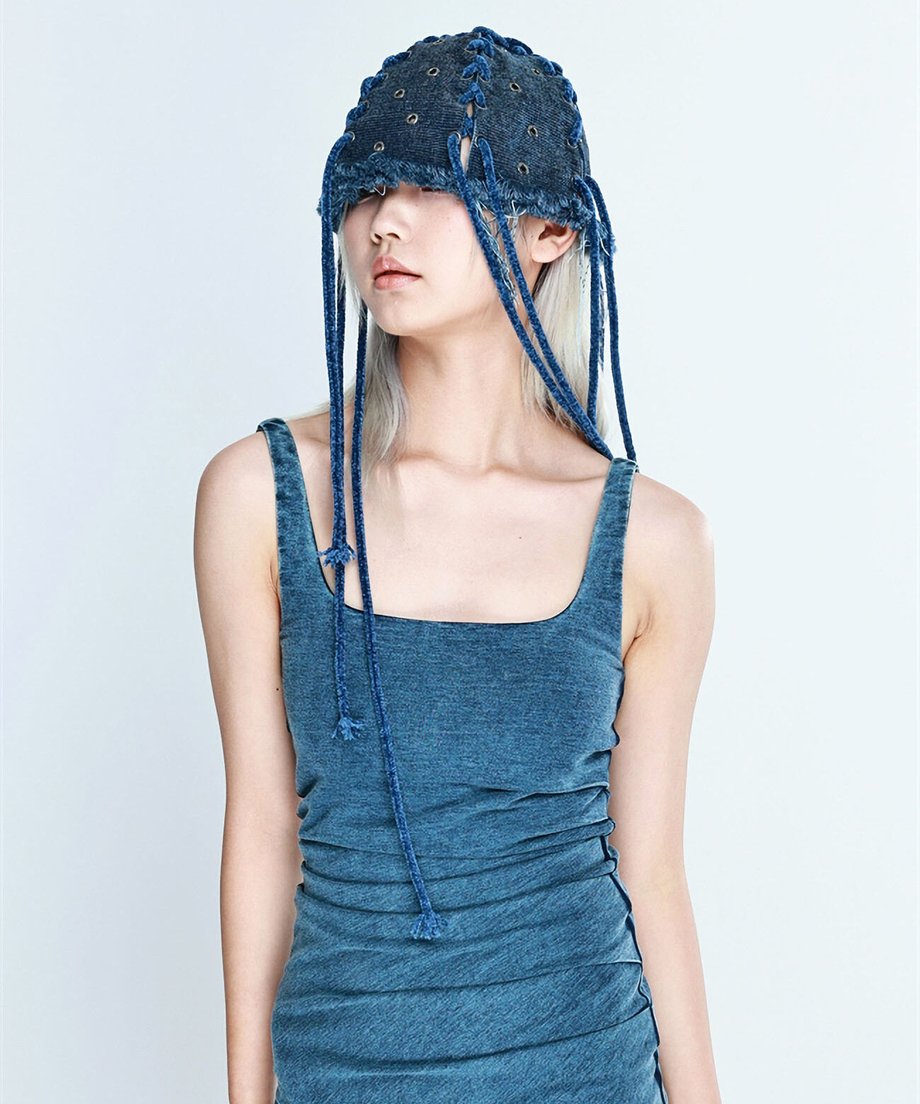 Eyelet Tulip Hat