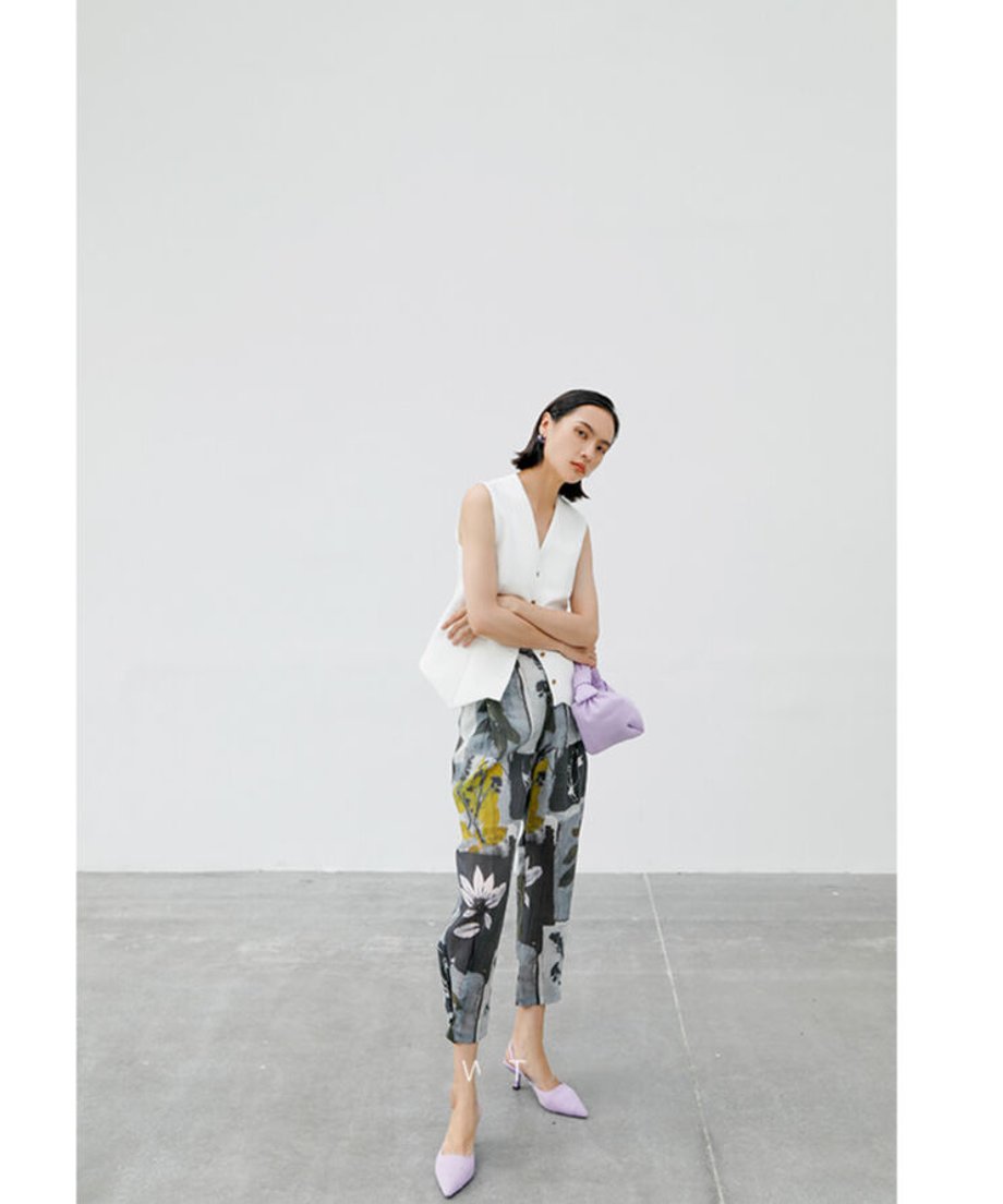 Abstract Art Tapered Pants