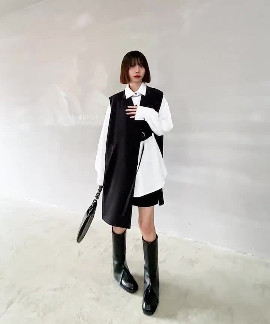 mirror naccino vest