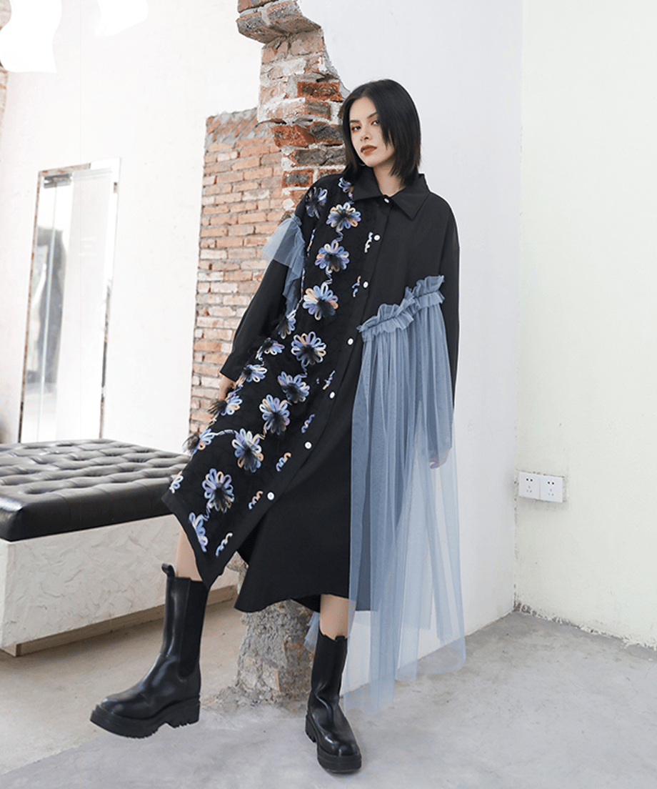 Gradation Flower Dress