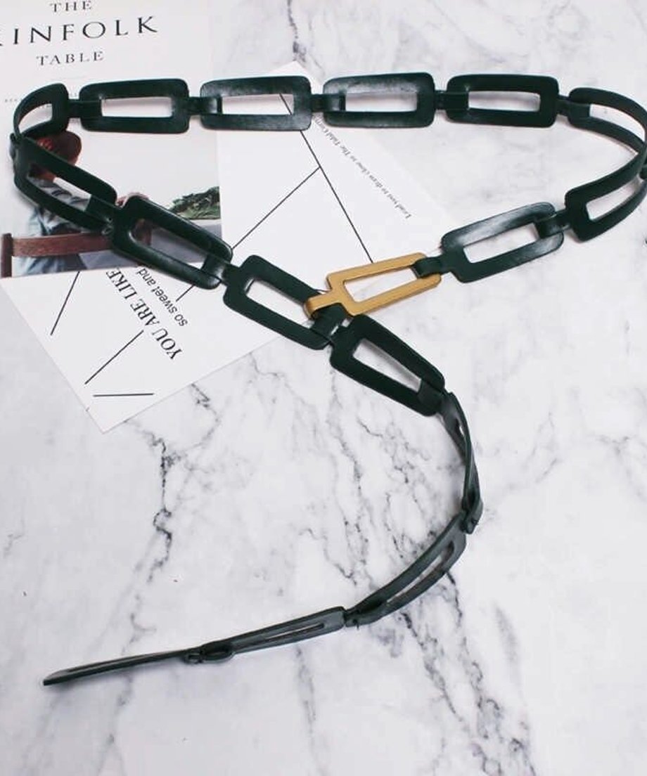Rectangular Chain Art Belt
