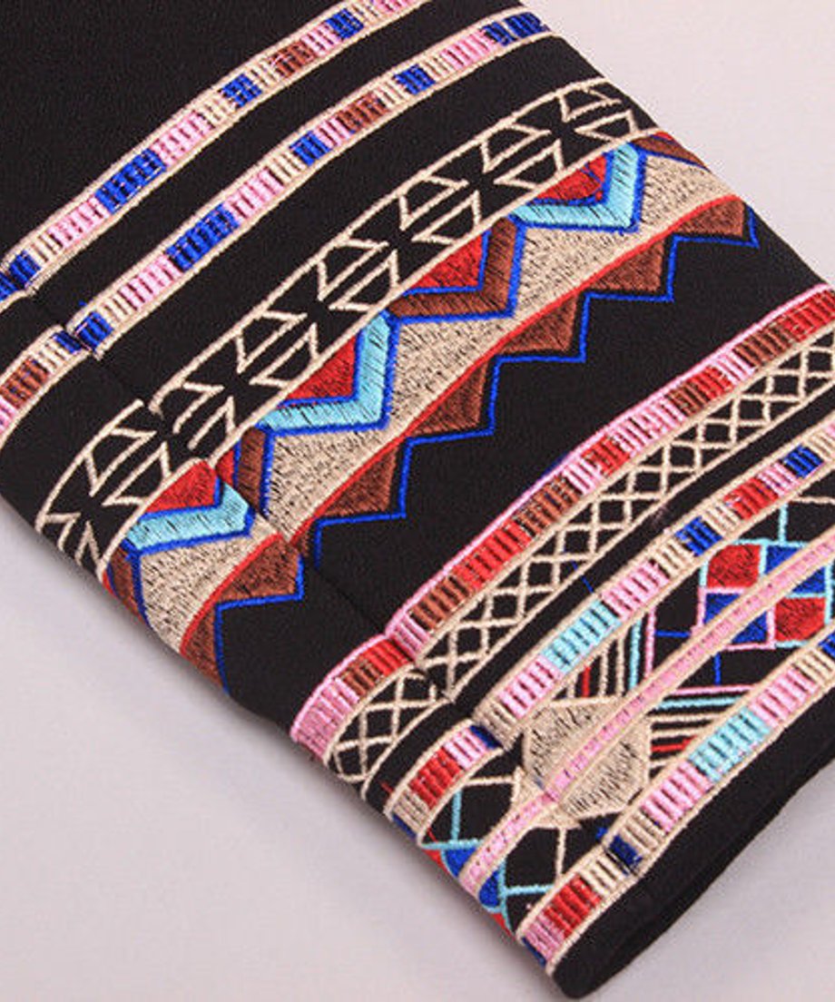 Mao color embroidery jacket