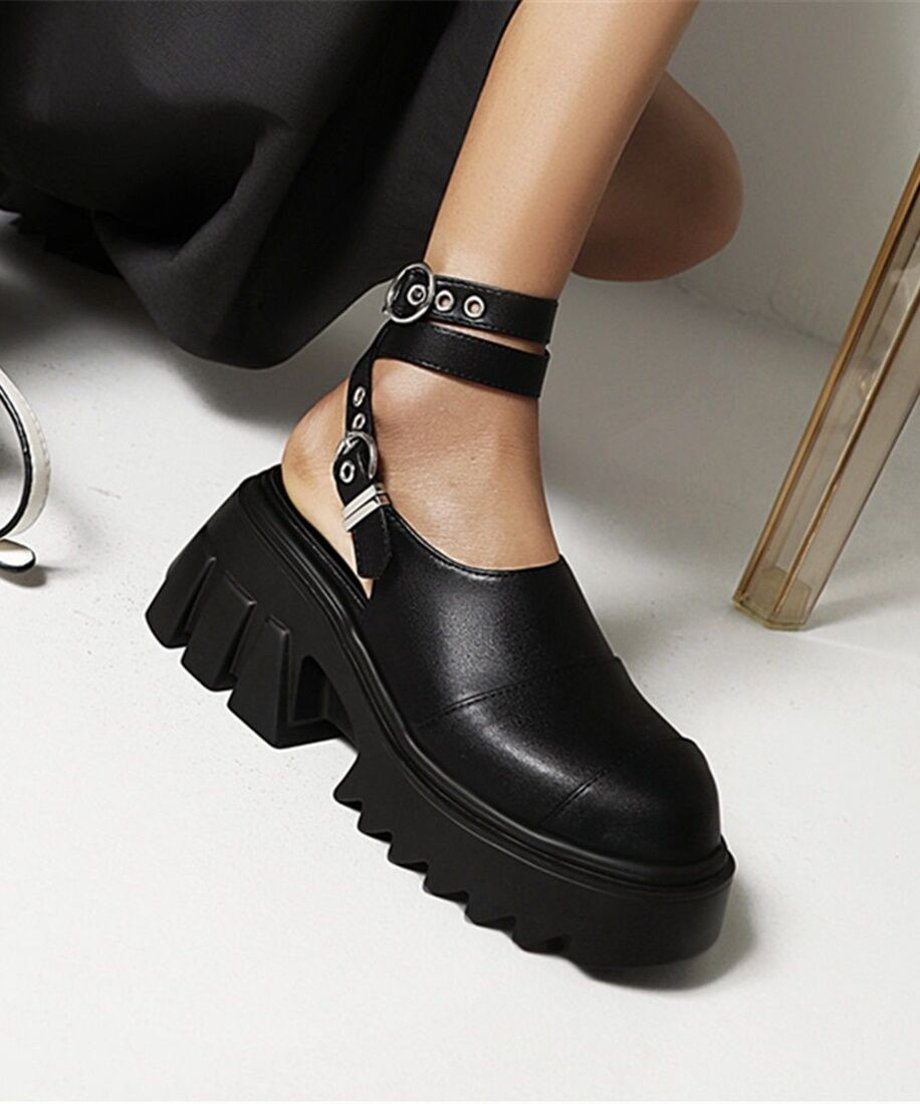 Platform Sabot Sandals