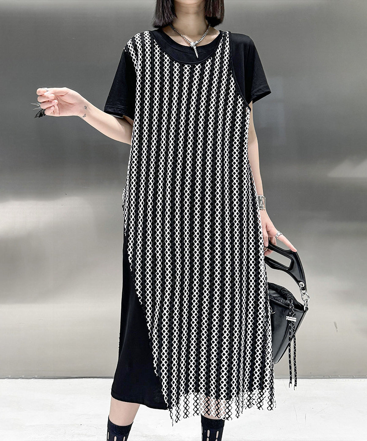 Mesh Layered Dress
