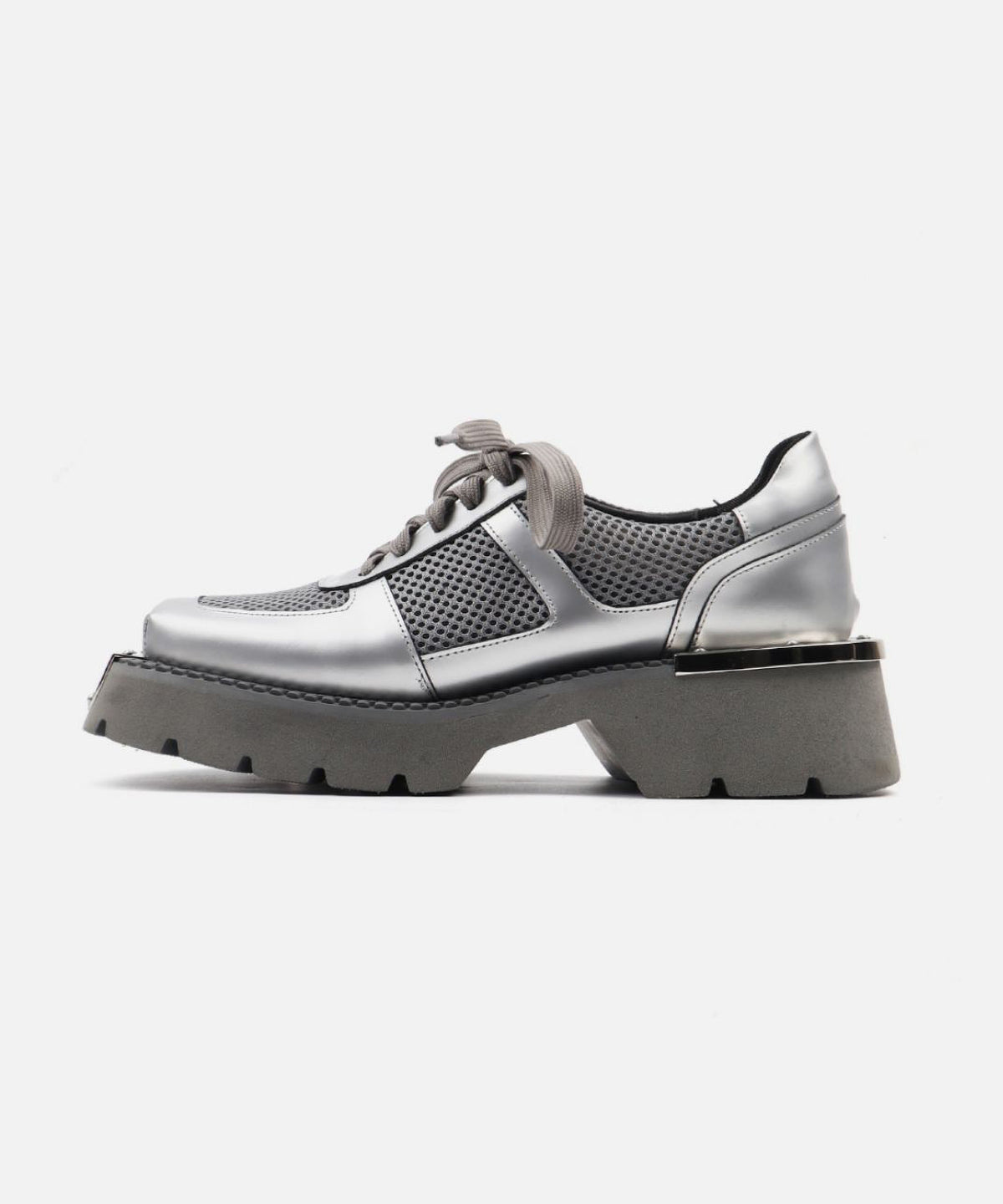 Mesh Metal Platform Shoes