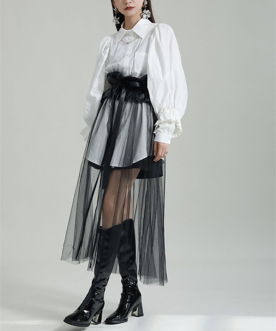 Tulle Wrap Belt
