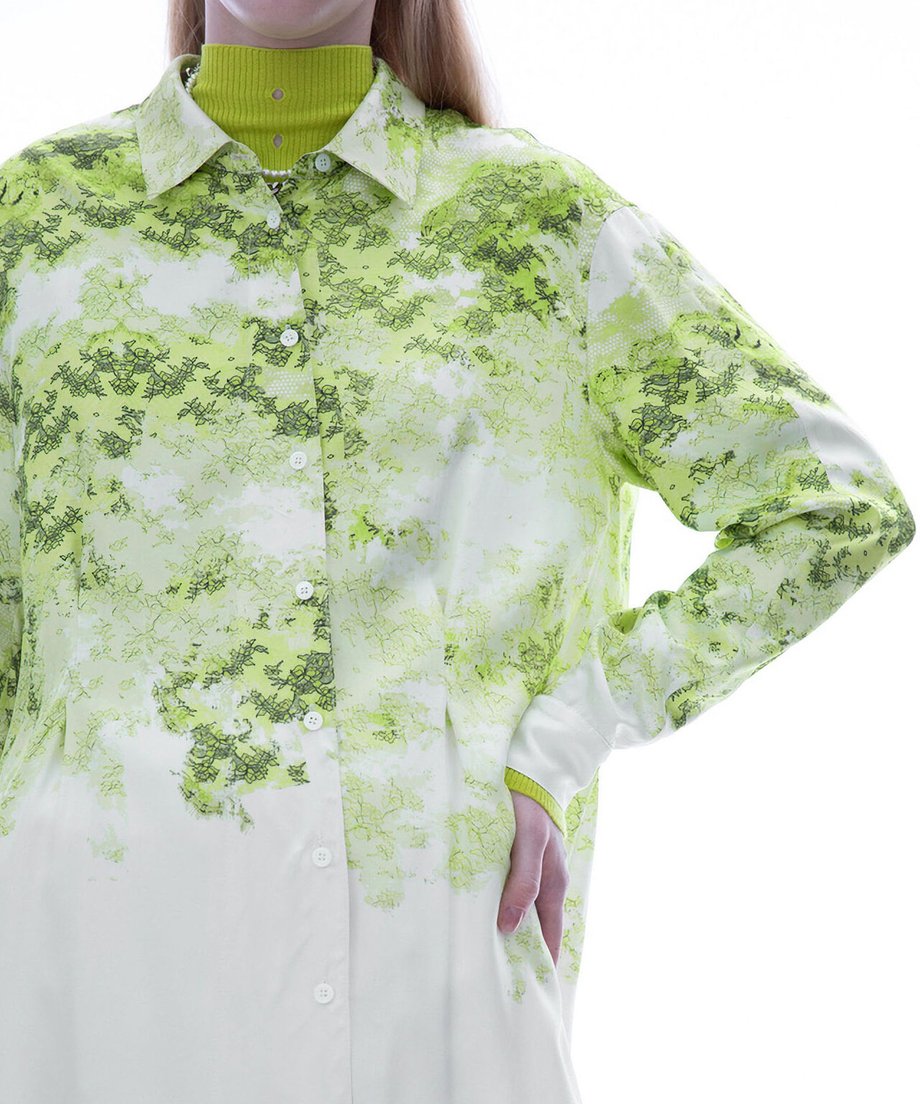 Forest Light Satin Shirt
