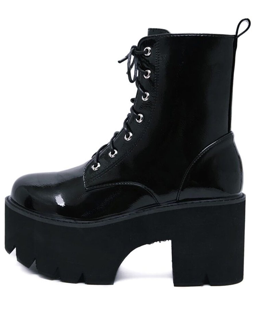 Lace Up Platform Boots