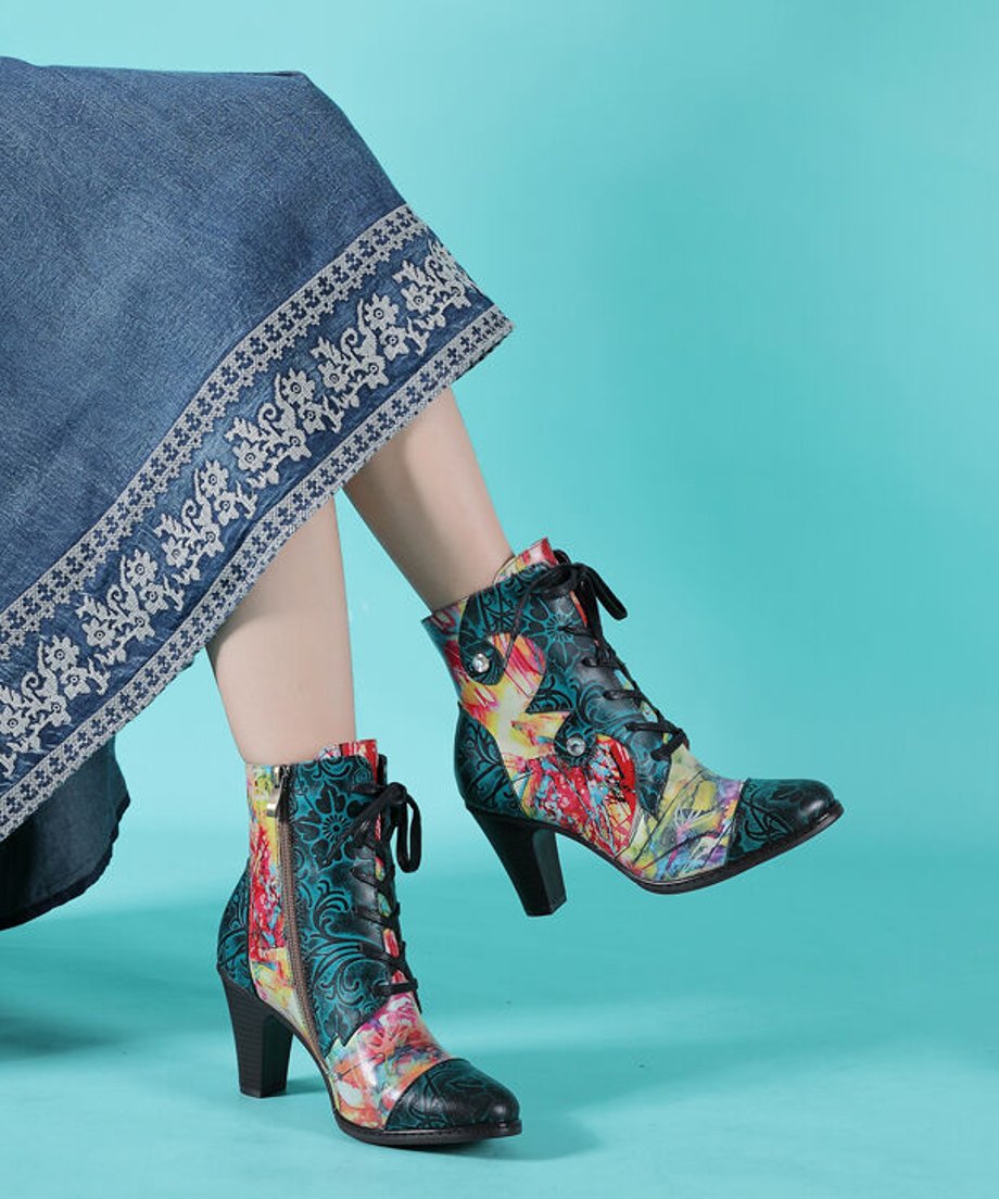 Lace up Short Boots