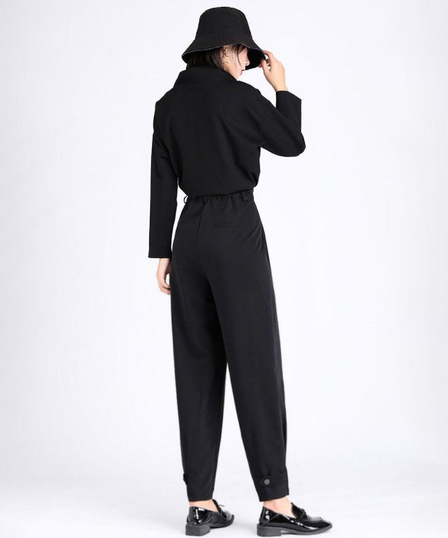 Button Tapered Pants