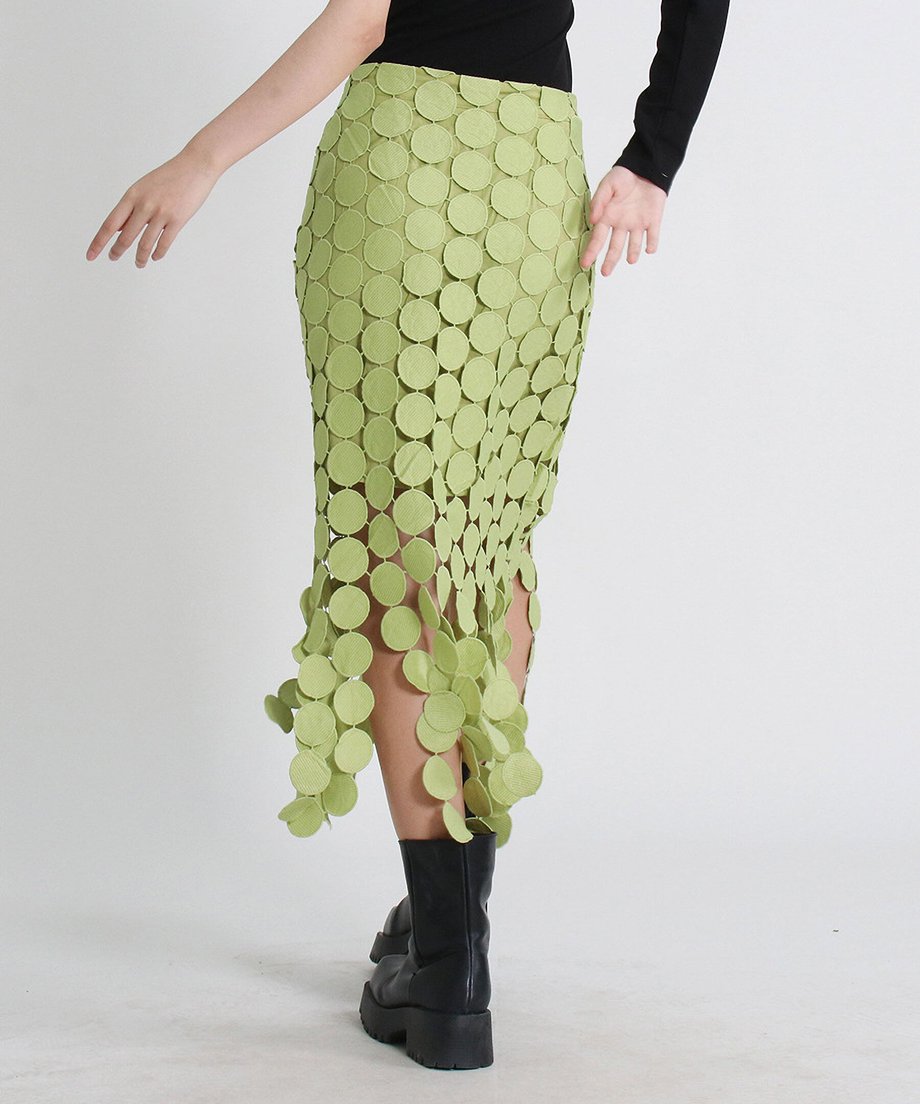 Dot Tassel Skirt