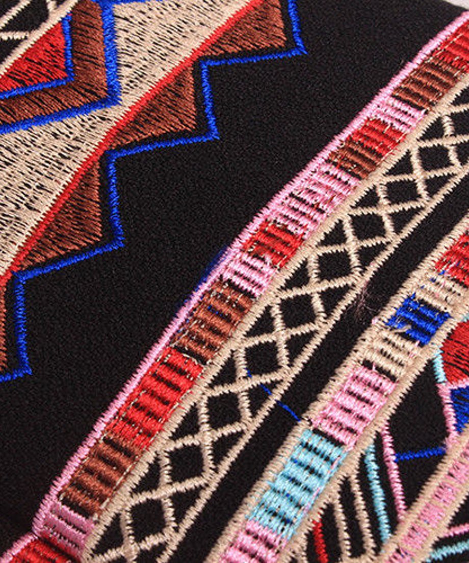 Mao color embroidery jacket