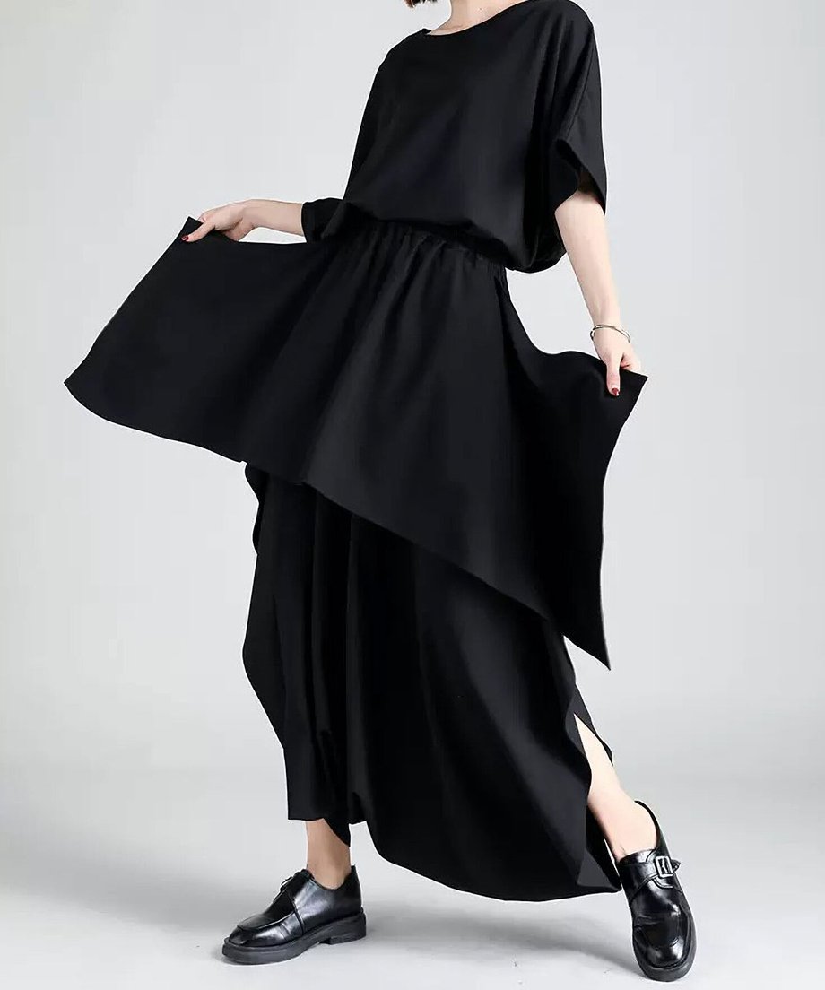 Layered Sarouel Pants