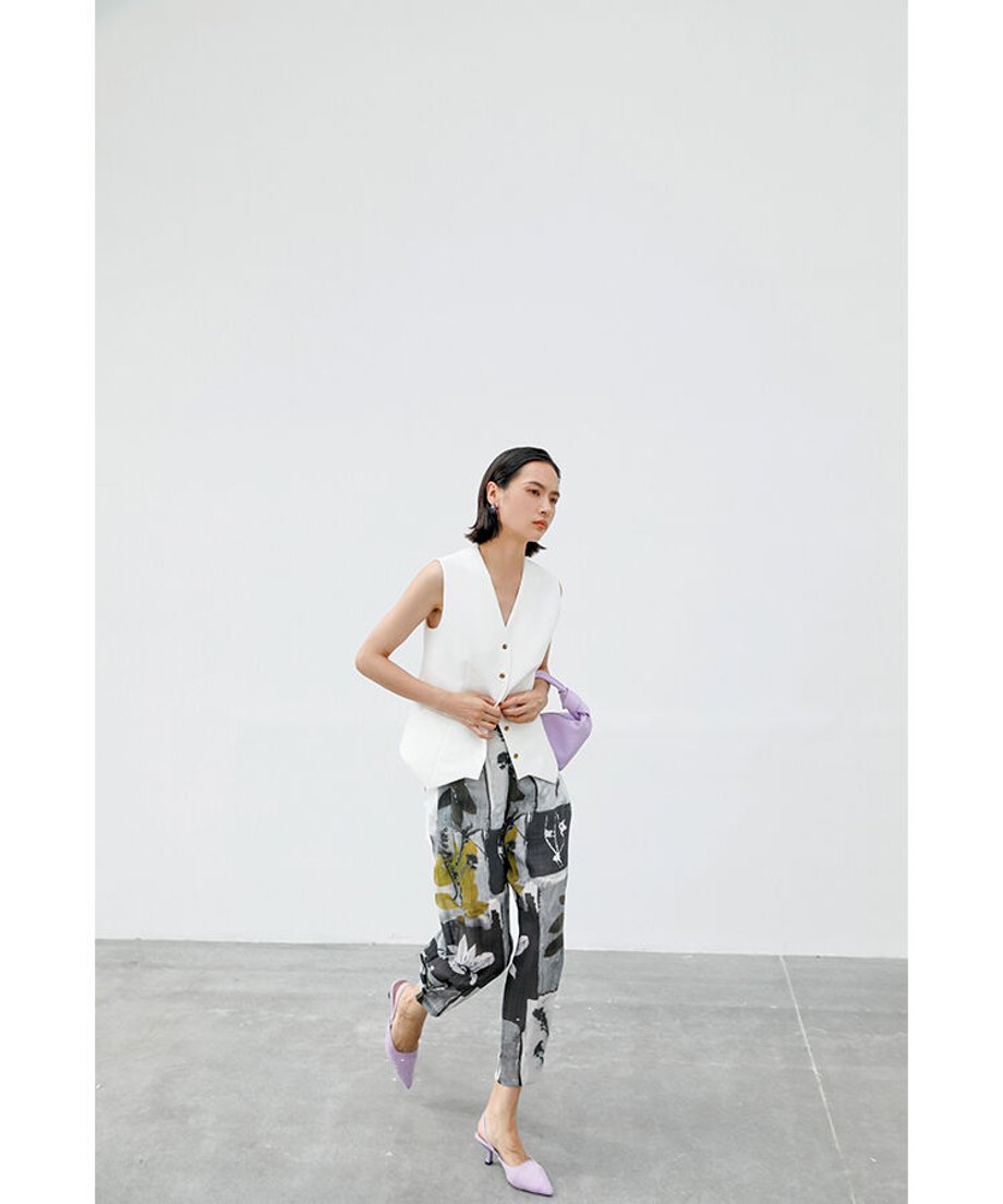 Abstract Art Tapered Pants