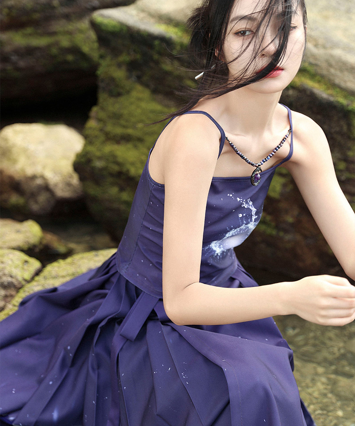 Water Ball Print Top