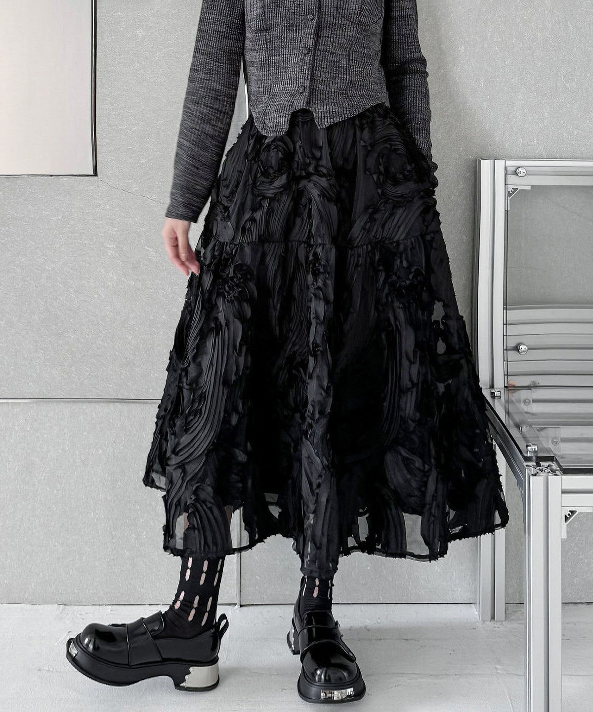 Three-dimensional Pattern Skirt