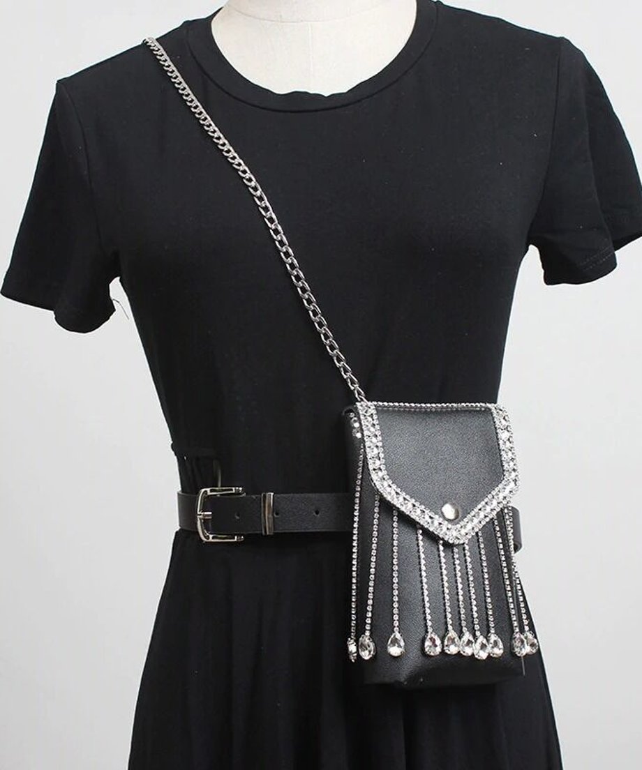Chain Fringe Waist Bag