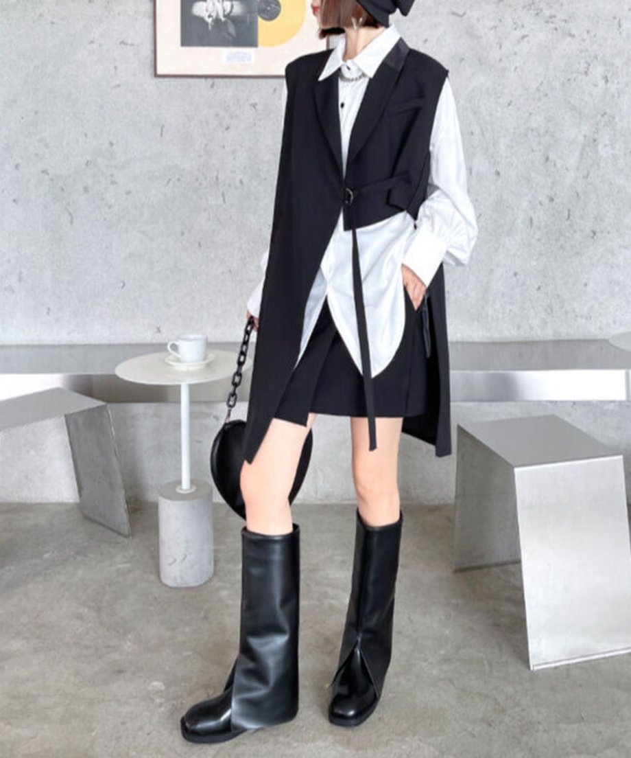 mirror naccino vest
