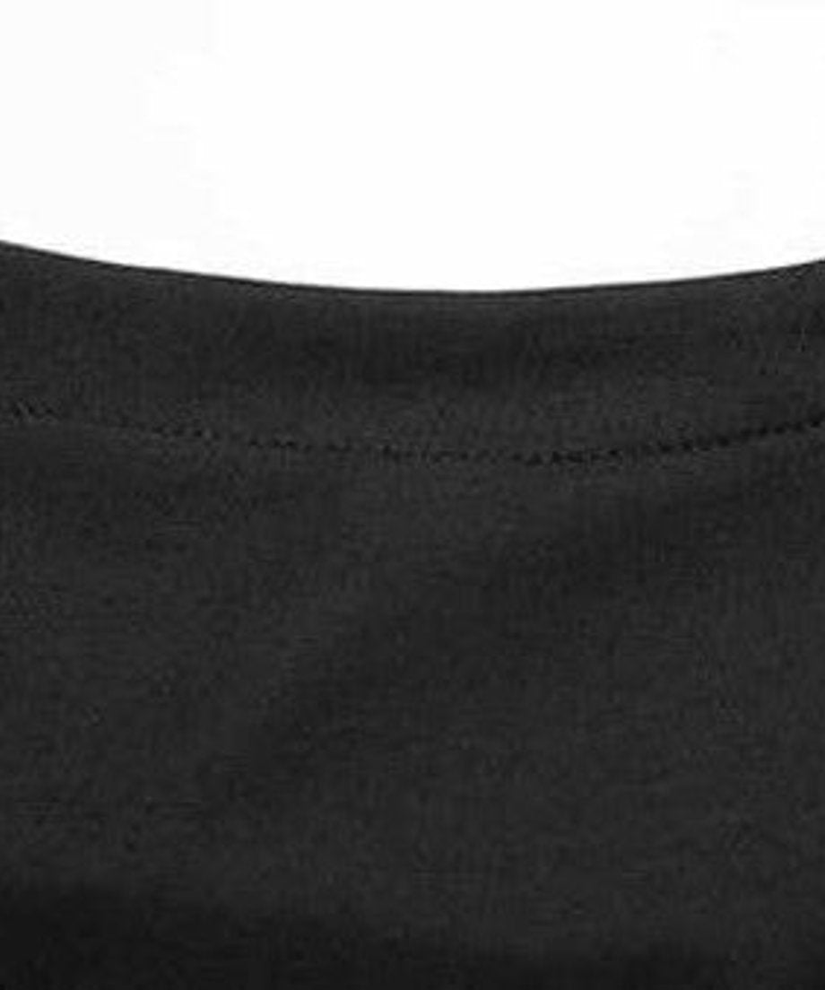 Asymmetric Stripe Panel Pocket Top