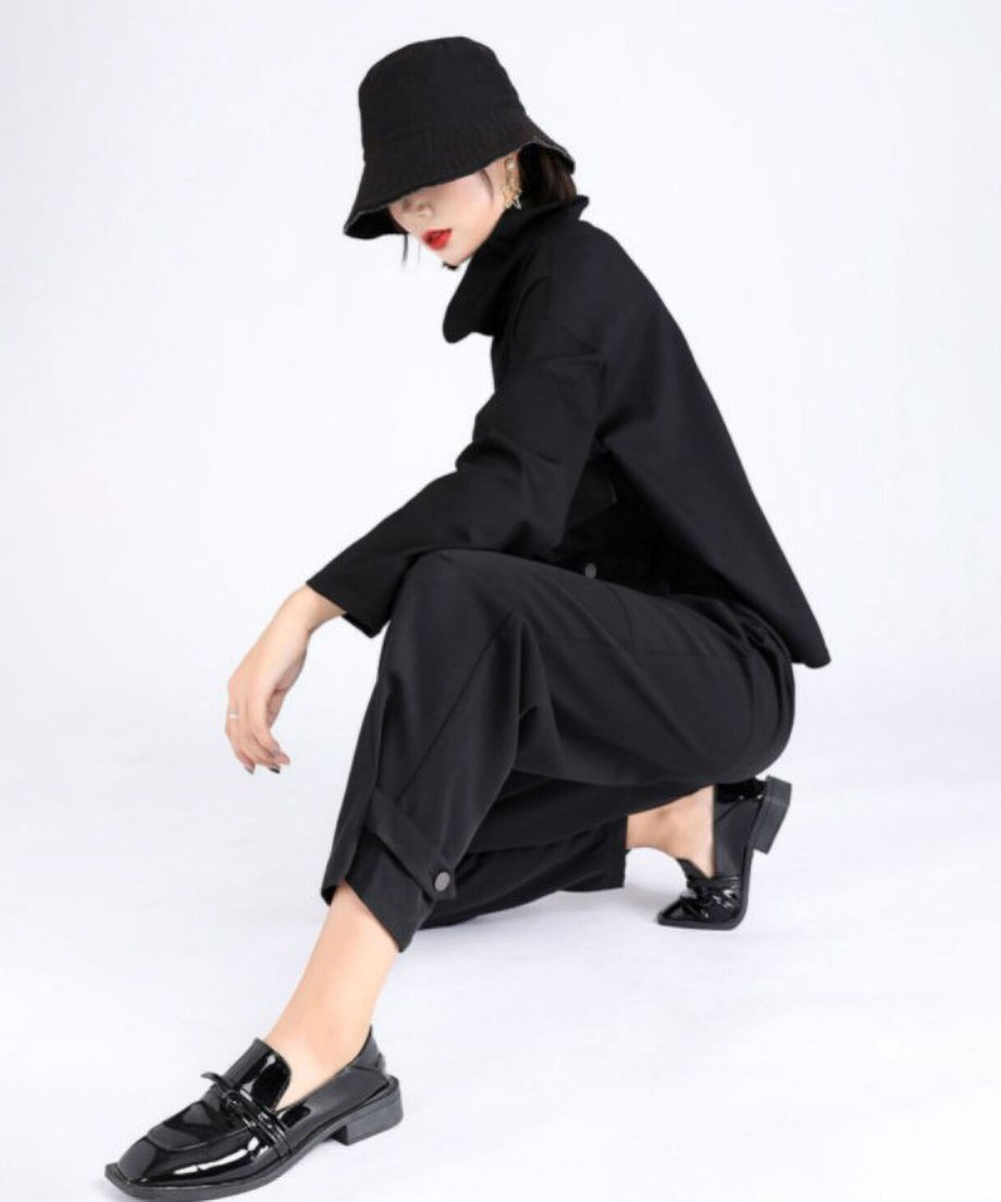 Button Tapered Pants