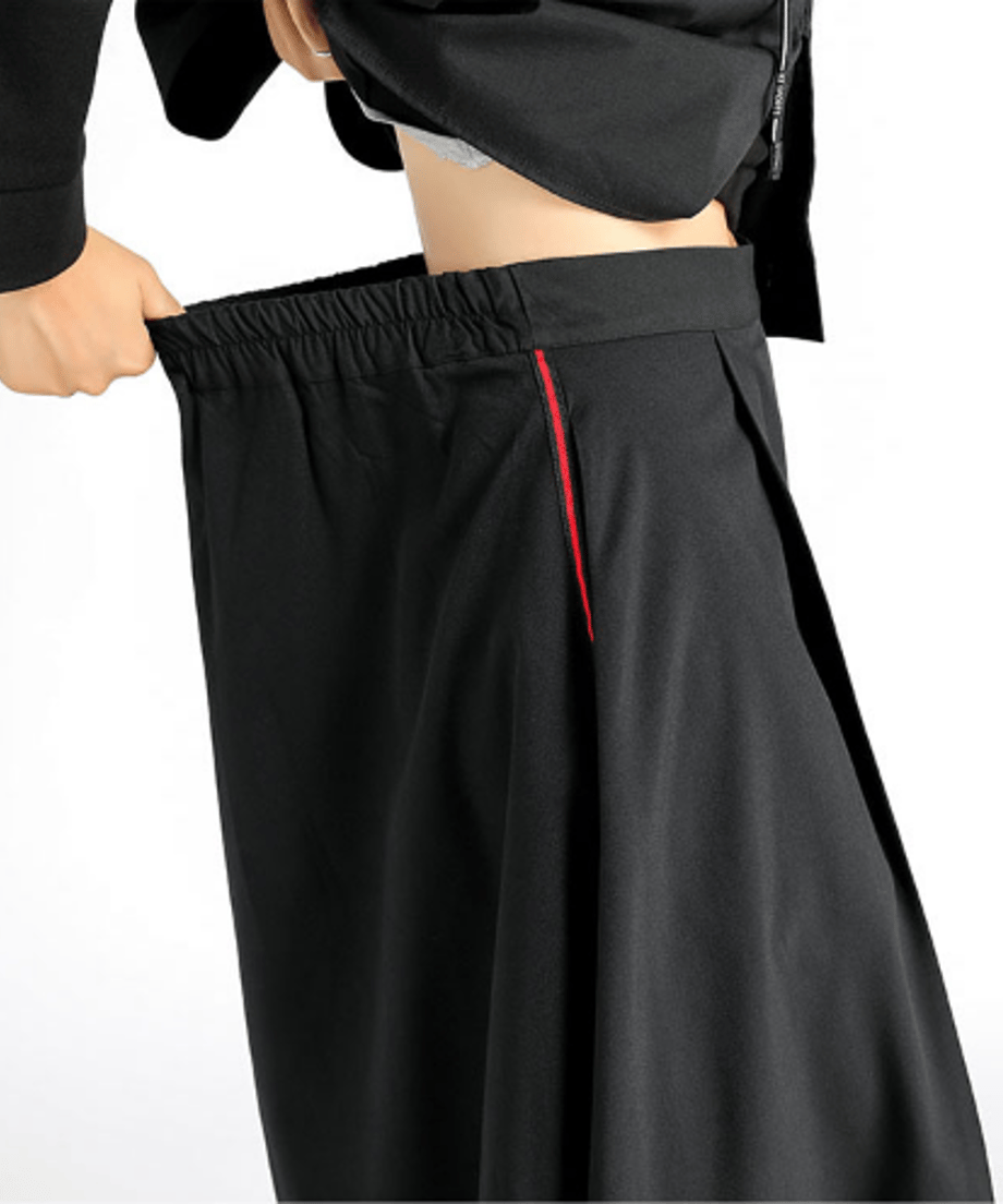 Layered Wrap Wide Pants