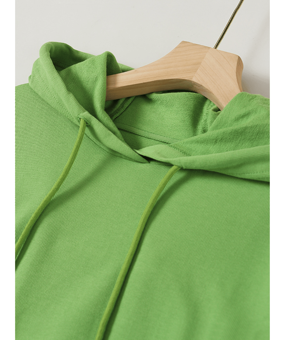 Pleated Hoodie Dress