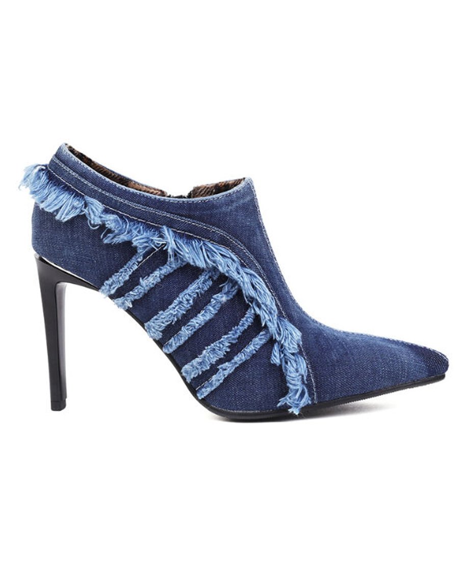 Denim Bootie
