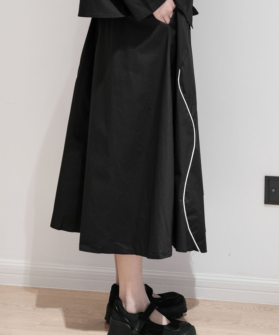 Double Line Flower Skirt