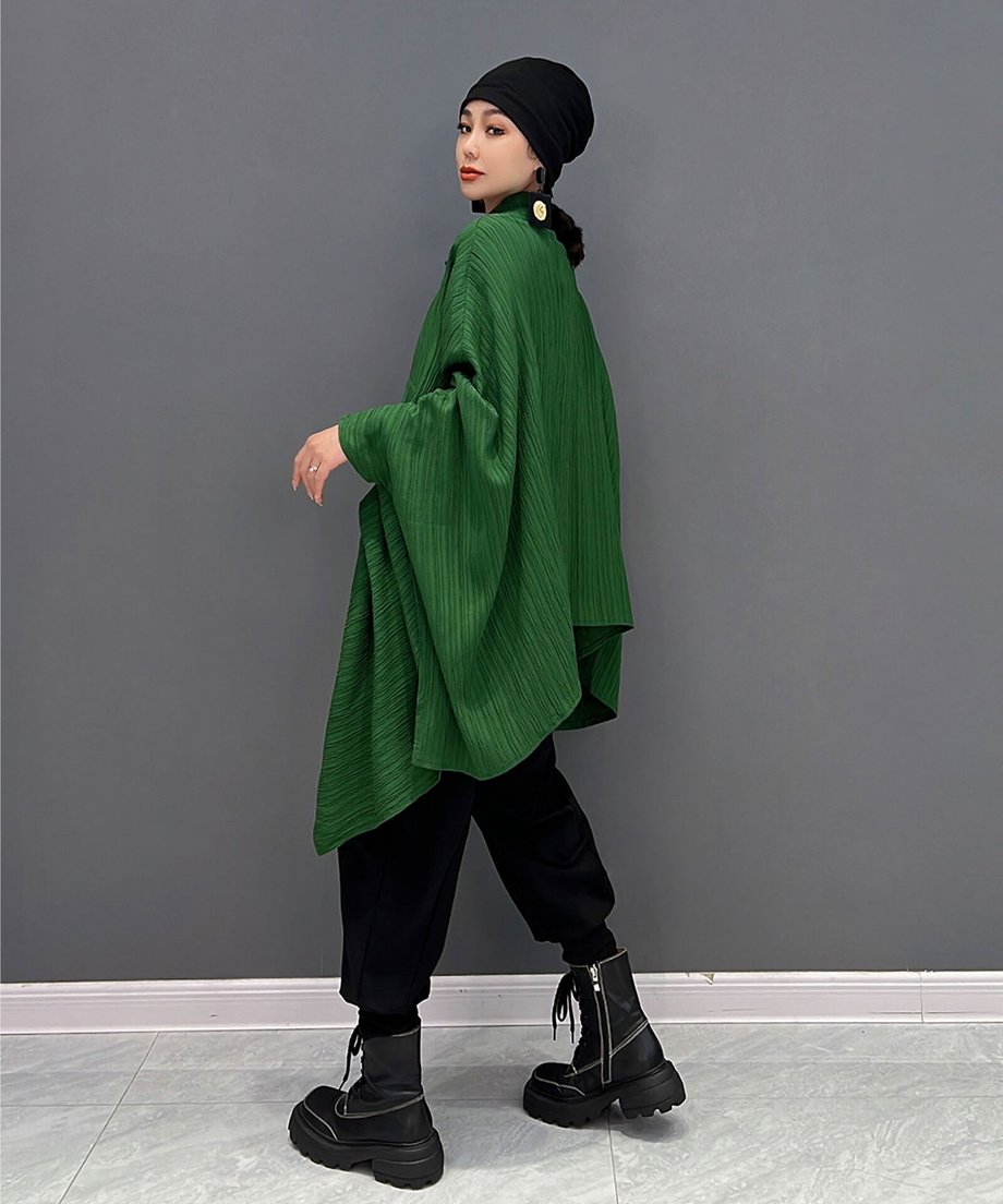 Pleated Layered Volume Shirt