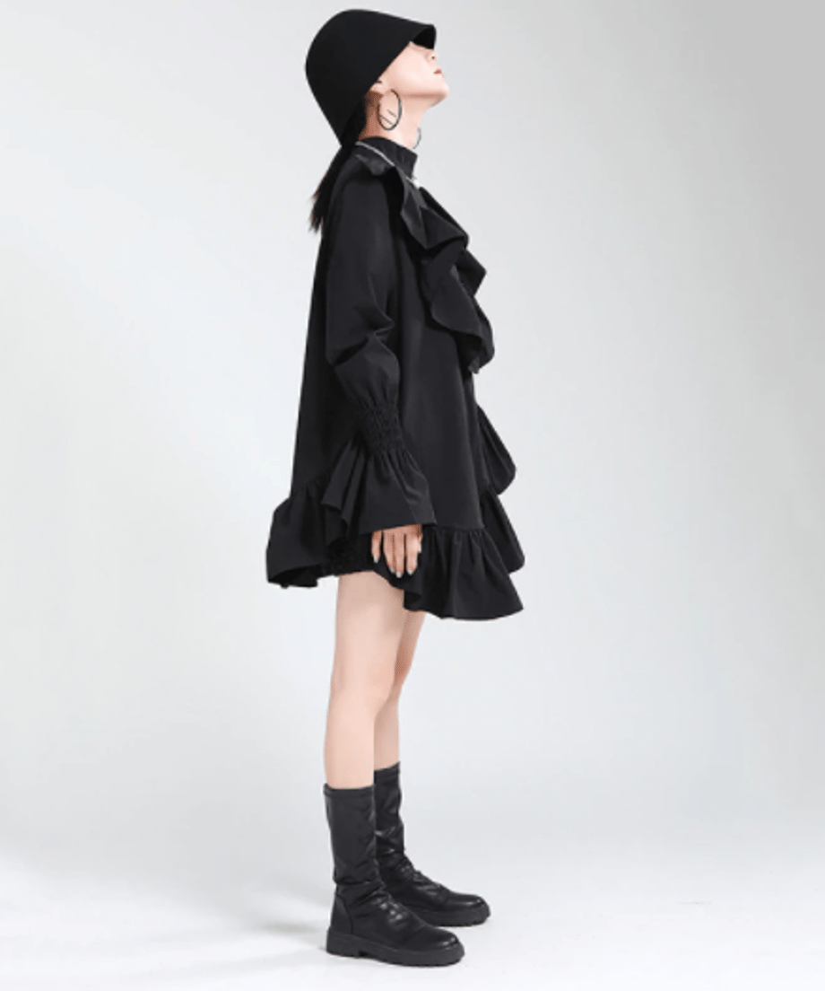 Cuffed Scrum Mini Dress