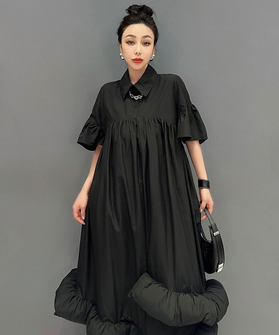 Hem Ruffle Dress