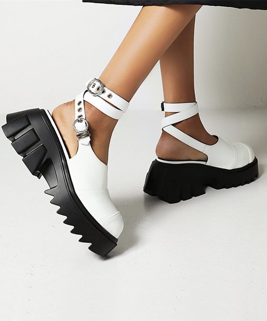 Platform Sabot Sandals