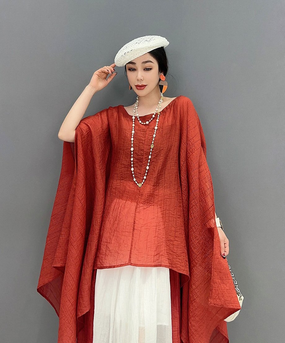 Contrast Flow Skirt