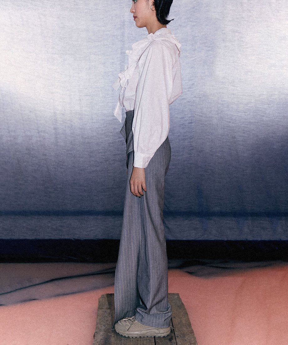Glitter Stripe Straight Pants