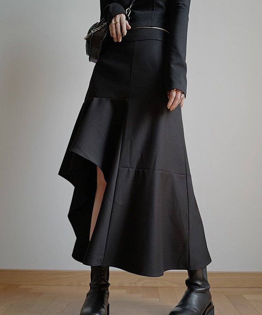 heche asymmetric skirt