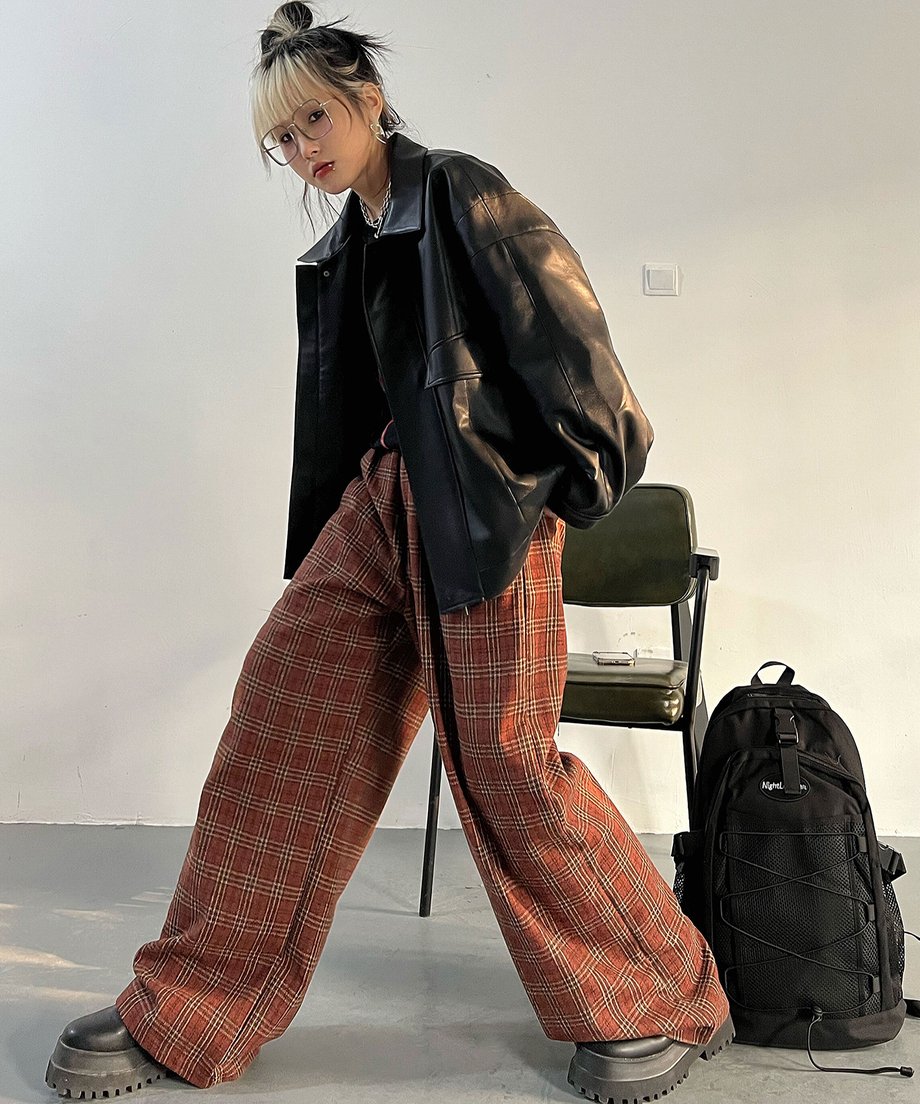 Flap Pocket Faux Leather Jacket