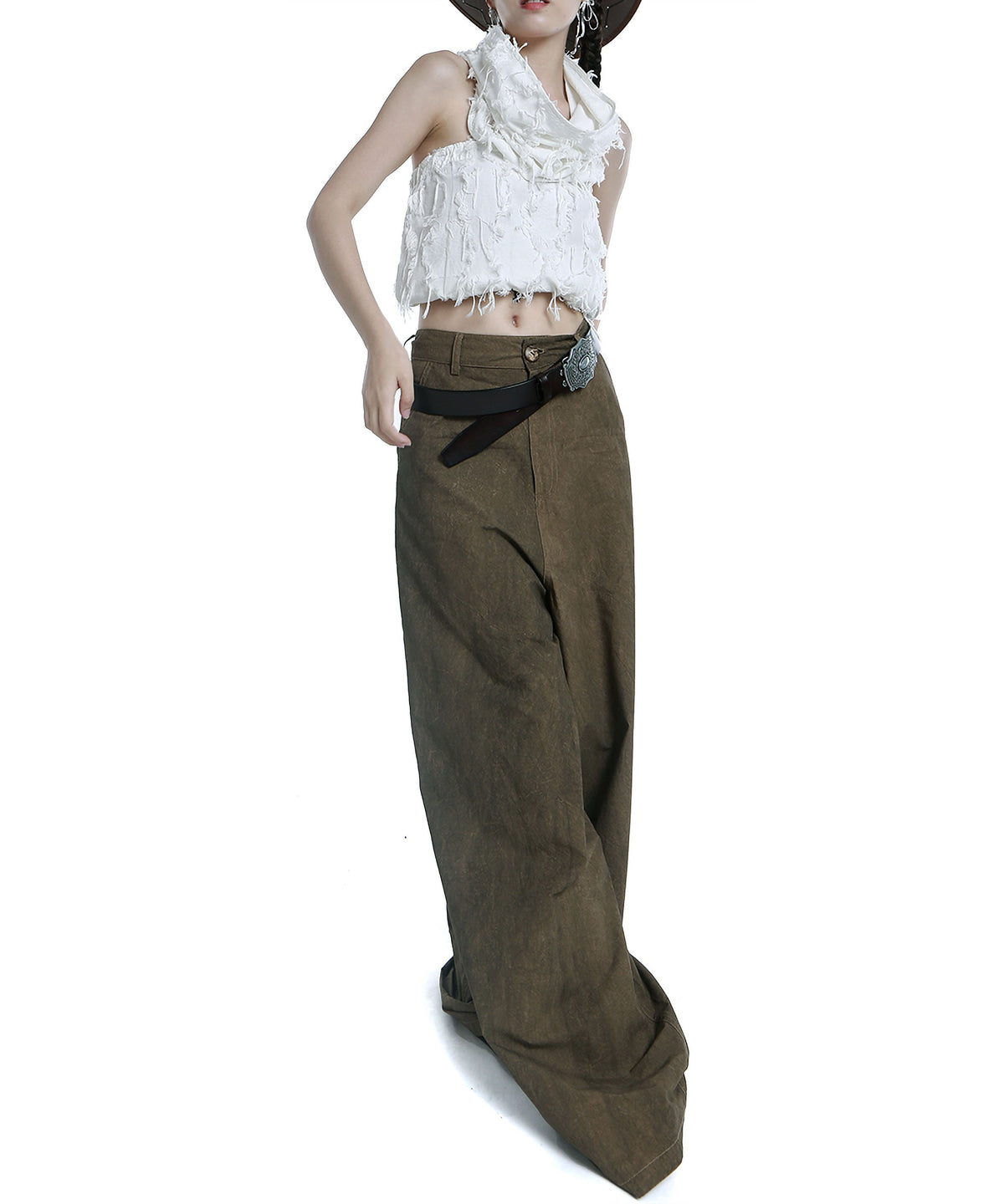 Floral Buckle Belt