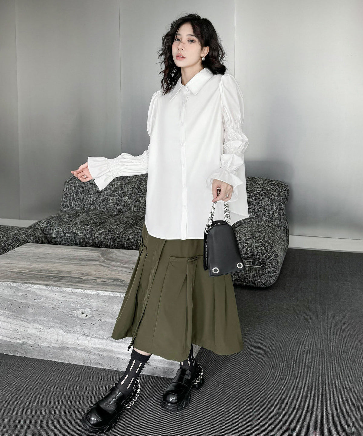 Mamluk Sleeve Blouse