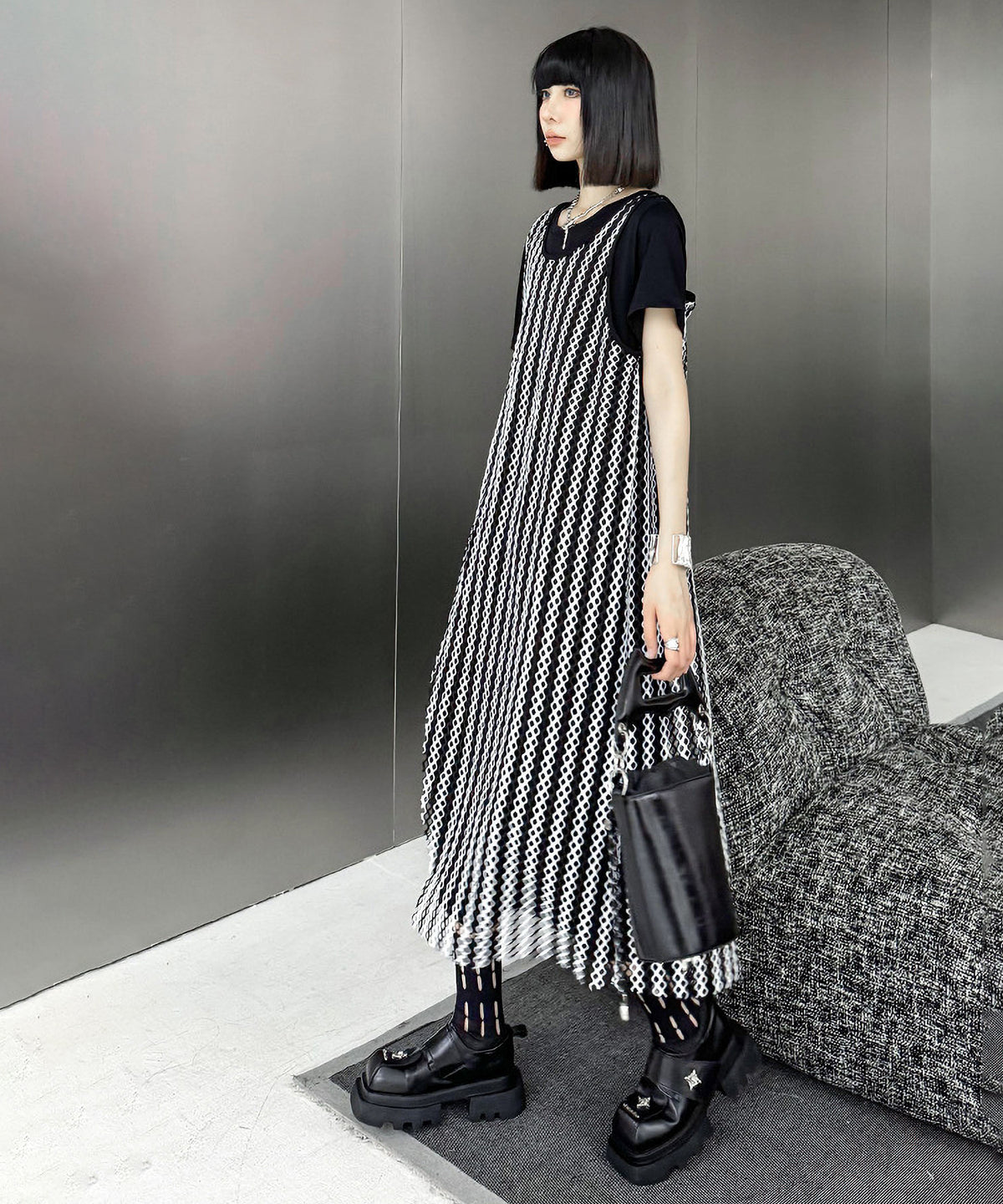 Mesh Layered Dress