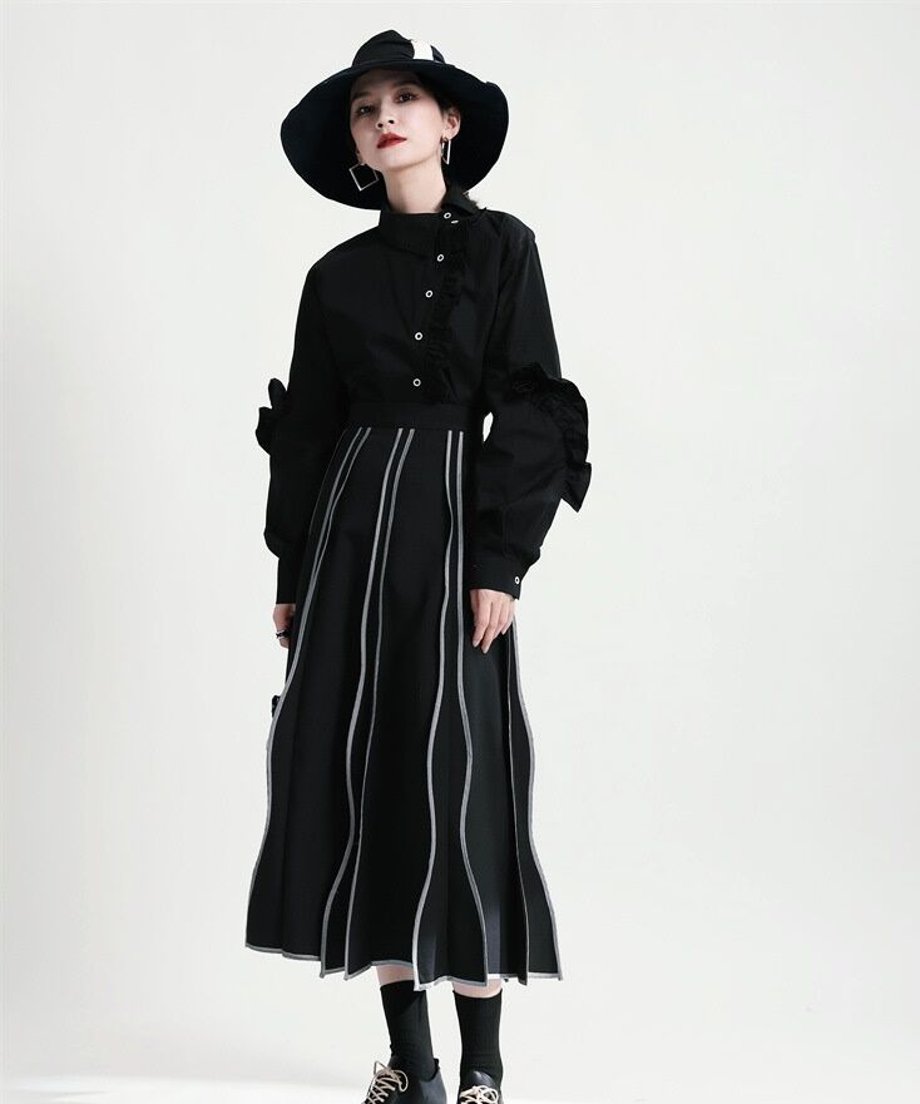 Frill Placket Blouse