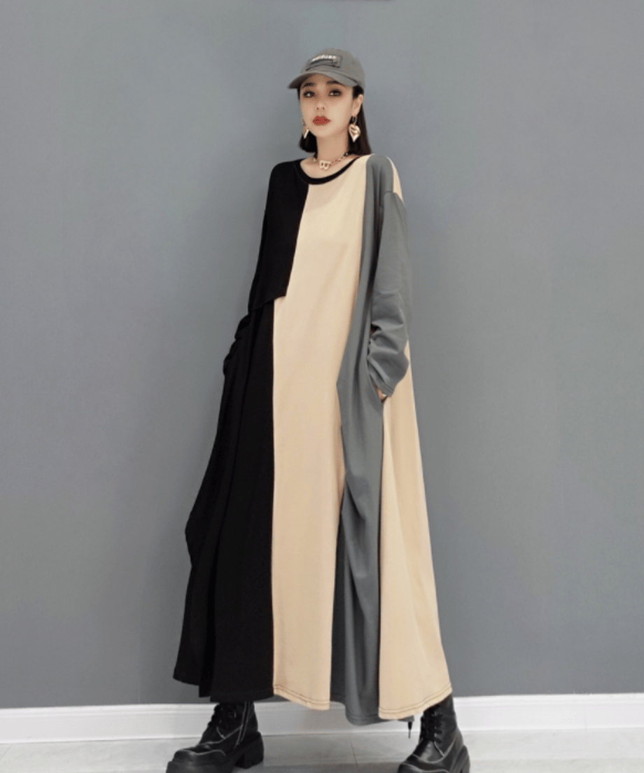 Tucking Flare Dress