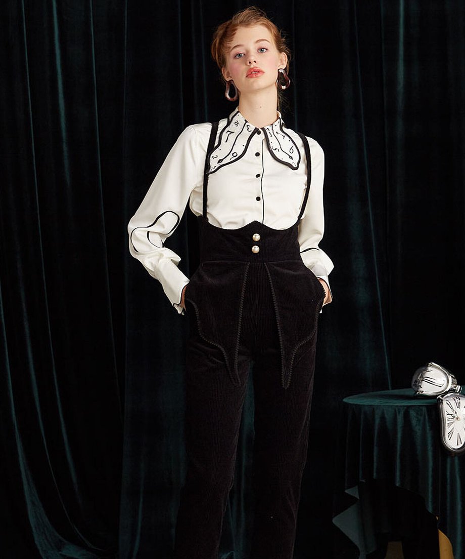 Watch Collar Blouse