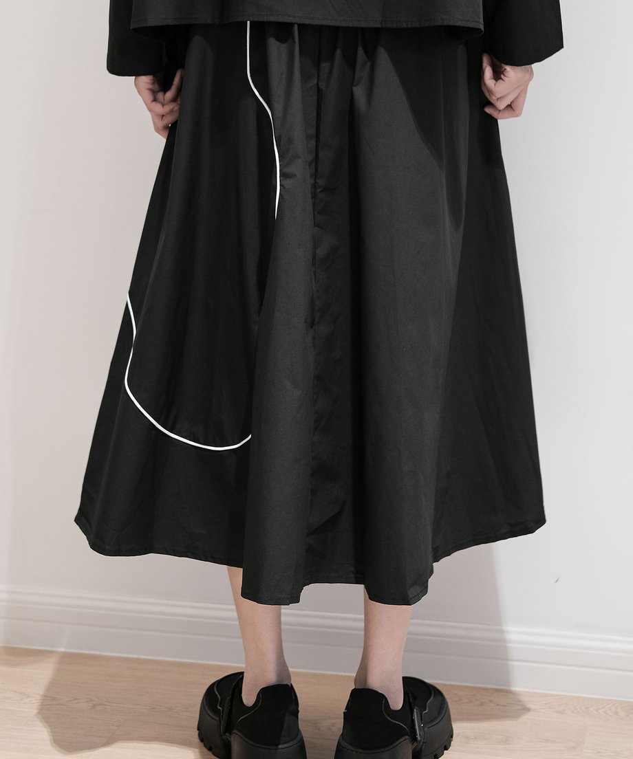 Double Line Flower Skirt