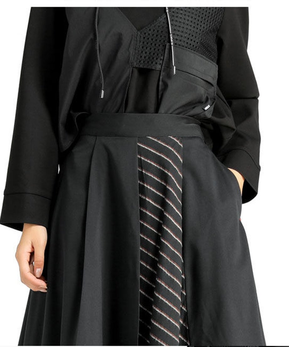 Layered Wrap Wide Pants
