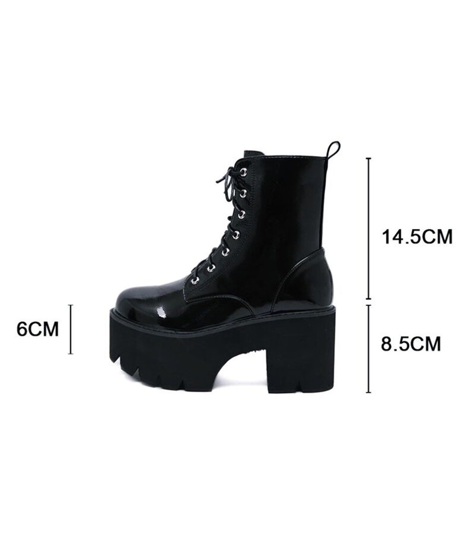 Lace Up Platform Boots
